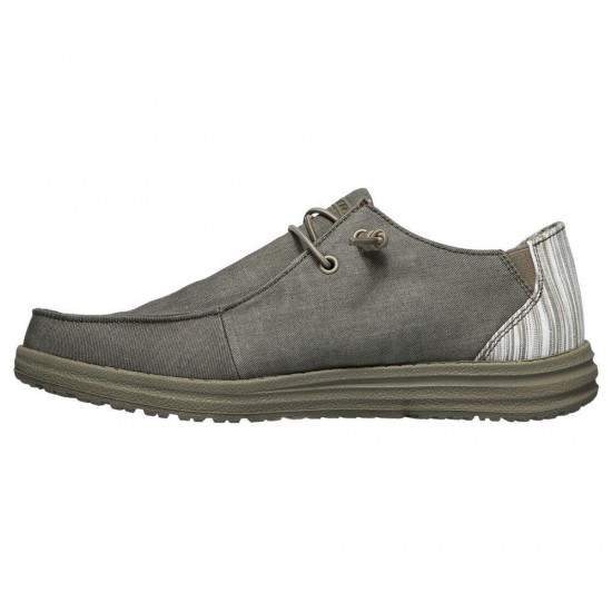 Skechers Relaxed Fit: Melson Aveso Grey/White Men
