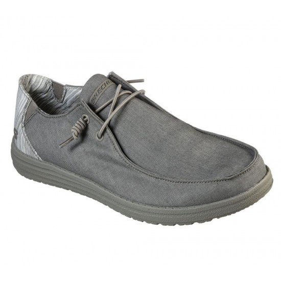 Skechers Relaxed Fit: Melson Aveso Grey/White Men