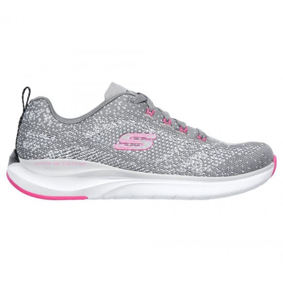 Skechers Ultra Groove Grey/Pink Women