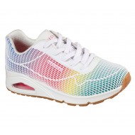 Skechers Uno Eye Catching White/Multicolor Women