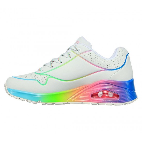 Skechers Uno Pop of Sunshine White/Multicolor Women