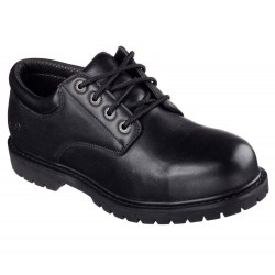 Skechers Work Relaxed Fit: Cottonwood Elks SR Black Men