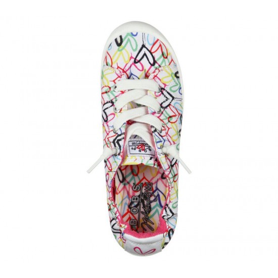 Skechers x JGoldcrown: BOBS Beach Bingo Love Truly White/Multicolor Women