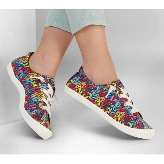 Skechers x JGoldcrown: BOBS Beach Bingo Down with Love Multicolor Women