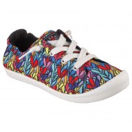 Skechers x JGoldcrown: BOBS Beach Bingo Down with Love Multicolor Women