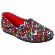 Skechers x JGoldcrown: BOBS Plush Love Rules Black/Multicolor Women