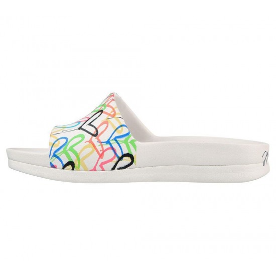 Skechers x JGoldcrown: Foamies Cali Charm Trust Love White/Multicolor Women