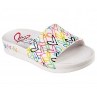 Skechers x JGoldcrown: Foamies Cali Charm Trust Love White/Multicolor Women