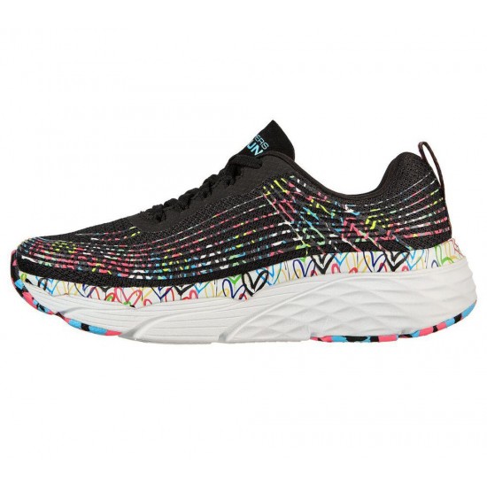 Skechers x JGoldcrown: Max Cushioning Elite Painted With Love Black/Multicolor Women