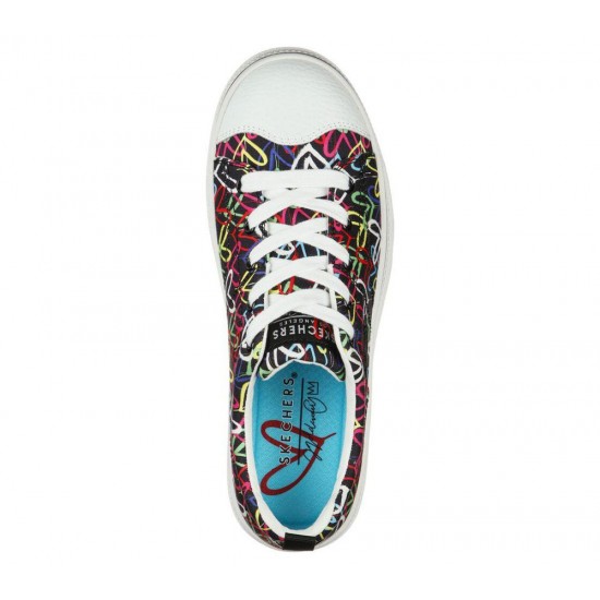 Skechers x JGoldcrown: Roadies Hashtag Love Black/Multicolor Women